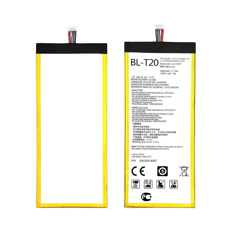 High capacity replacement battery BL-T20 for LG G Pad X 8.0 V520 V521 V522 wholesale supply