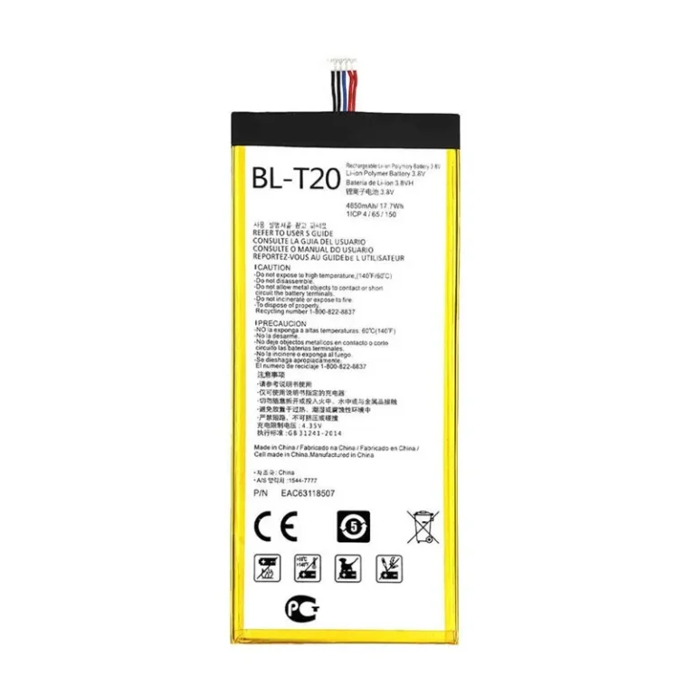 High capacity replacement battery BL-T20 for LG G Pad X 8.0 V520 V521 V522 wholesale supply