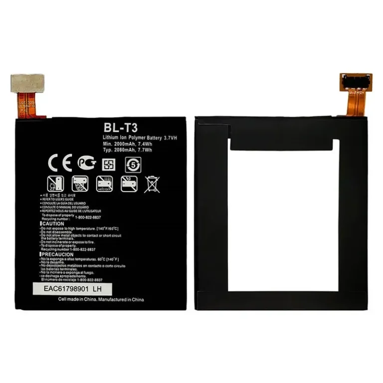 High capacity lithium ion battery replacement for LG Optimus Vu model LG BL-T3 premium hardware block