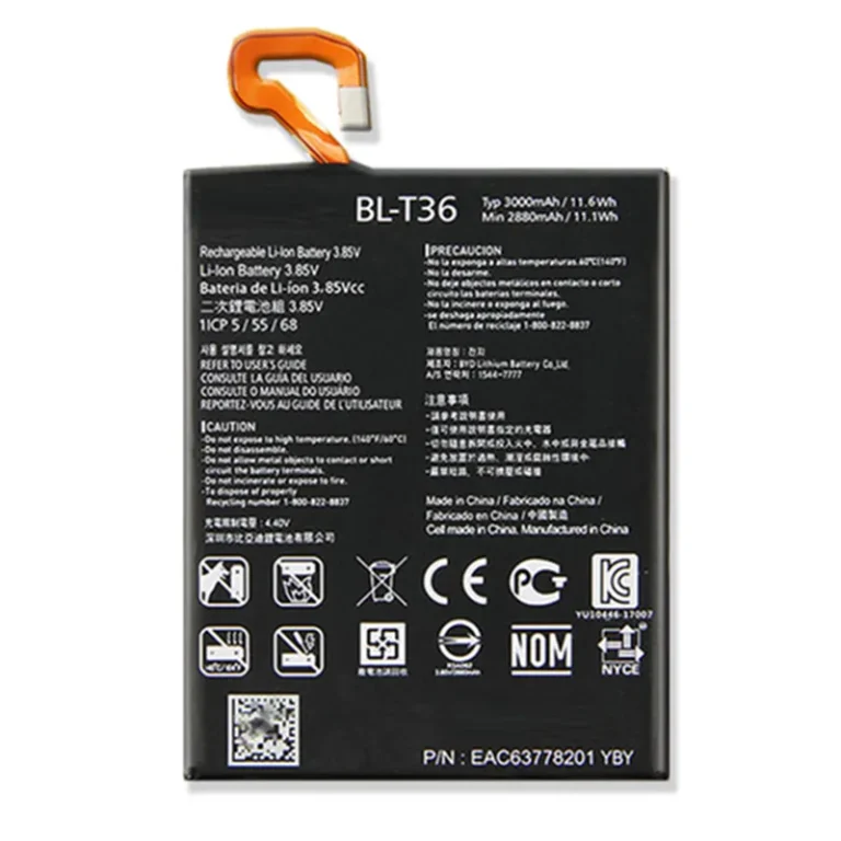 High capacity lithium ion battery replacement for LG K30 model LG BL-T36 premium hardware block