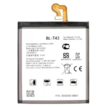 High capacity lithium ion battery replacement for LG G8S ThinQ model LG BL-T43 premium hardware block