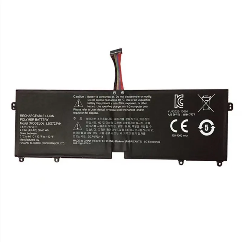 Premium LBG722VH replacement battery for LG Gram 13Z940 13ZD940 13Z950 13Z970 14Z950 15ZD950 15Z960 15Z975 15ZD975