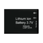 Heavy duty lithium ion battery pack log for newly assembled premium aftermarket replacements designated under model LG LGIP-531A to complete precise LG 440G restoration.