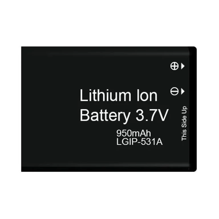 Heavy duty lithium ion battery pack log for newly assembled premium aftermarket replacements designated under model LG LGIP-531A to complete precise LG 440G restoration.