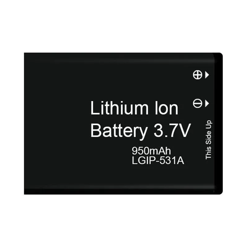 Heavy duty lithium ion battery pack log for newly assembled premium aftermarket replacements designated under model LG LGIP-531A to complete precise LG 440G restoration.