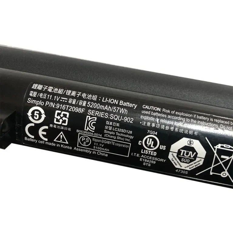 Premium SQU-902 replacement battery for LG XNOTE A405 A410 A505 AD510 AD520 C400 CD400 T280 T290 X140 X170 XD170