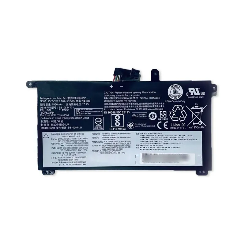 Premium 01AV493 replacement battery for Lenovo ThinkPad T570 20H9 20HA 20JX 20JY T580 20L9 20LA P51s 20HB 20HC P52s 20LB 20LC