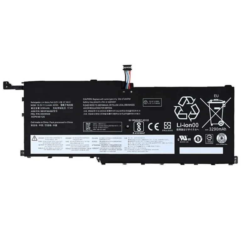 Premium SB10F46466 replacement battery for Lenovo ThinkPad X1 Carbon 4th Gen 2016 20FB 20FC X1 Yoga 1st Gen 20FQ 20FR