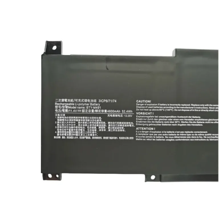 Premium BTY-M491 replacement battery for MSI Modern 15 A10M A10RB A10RD A10RAS A11M A11SB A4M A4MW