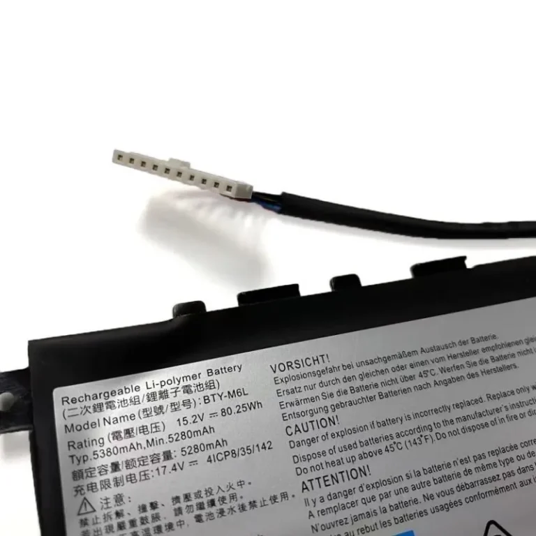 Premium BTY-M6L replacement battery for MSI GS65 Stealth Thin 8RE 8RF 9SD Stealth 8SE 9SE Creator P75 9SE 9SF PS63 Modern 8M