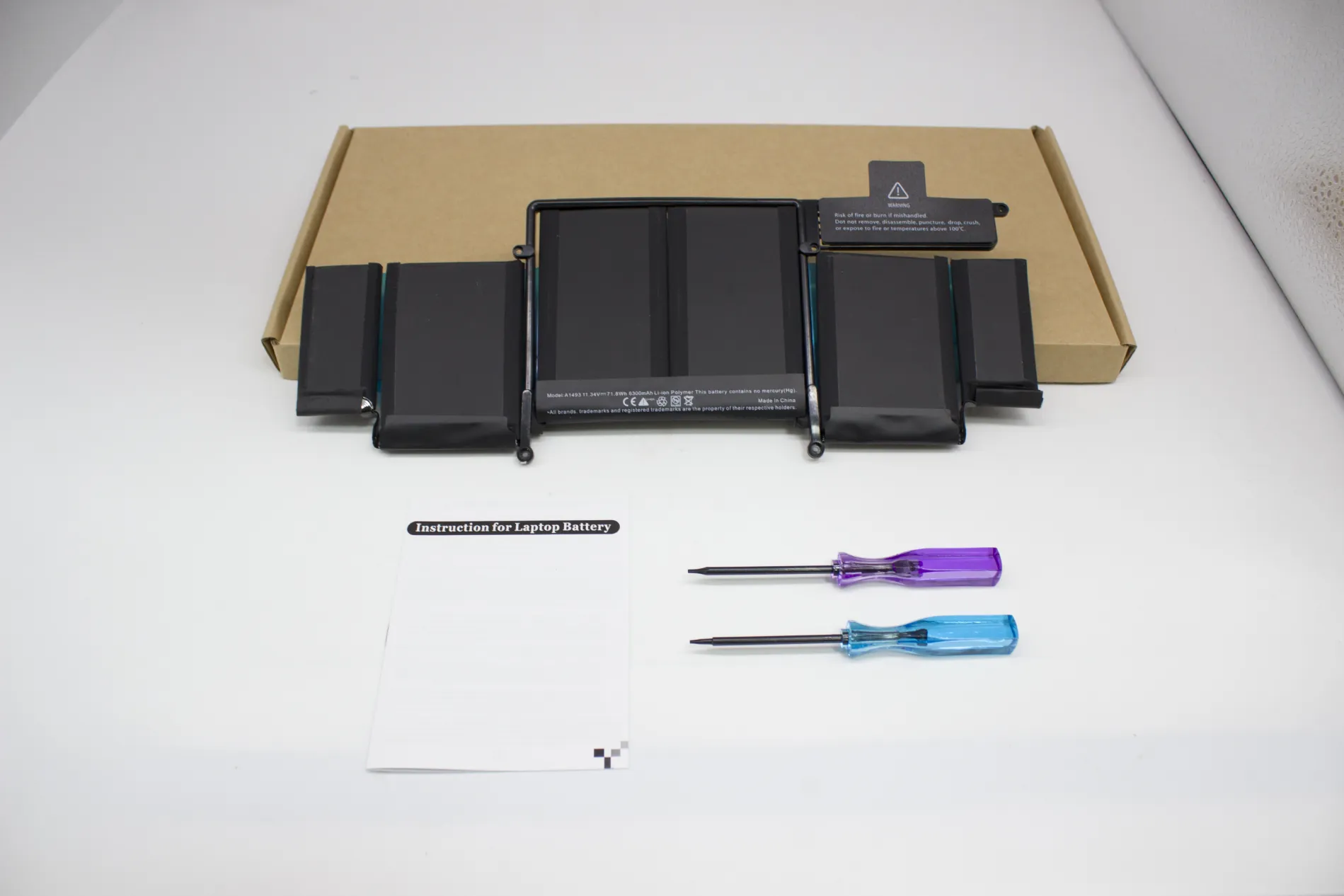 Premium OEM A1493 replacement battery for MacBook Pro 13 Inch A1502 Late 2013 Mid 2014