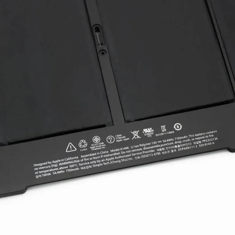 Premium OEM A1496 replacement battery for MacBook Air 13 Inch A1466 Mid 2012 Mid 2013 Early 2014 Early 2015
