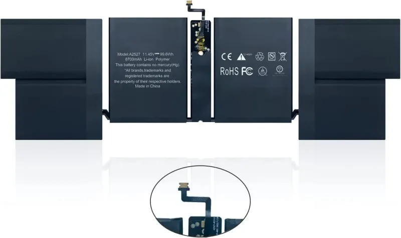Premium OEM A2527 replacement battery for MacBook Pro 16 Inch A2485 Late 2021