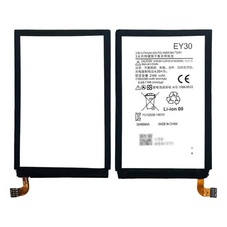 High capacity lithium ion battery replacement for Moto X 2nd Gen model Motorola EY30 premium hardware block