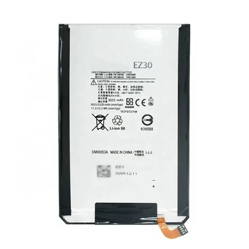 High capacity lithium ion battery replacement for Google Nexus 6 model Motorola EZ30 premium hardware block