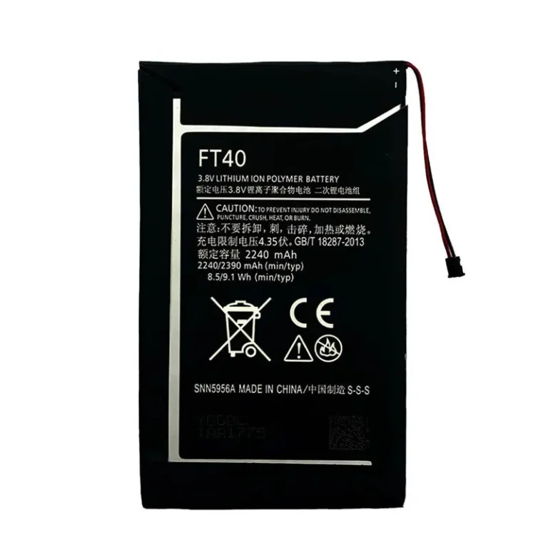 High capacity lithium ion battery replacement for Moto G 2st model Motorola FT40 premium hardware block
