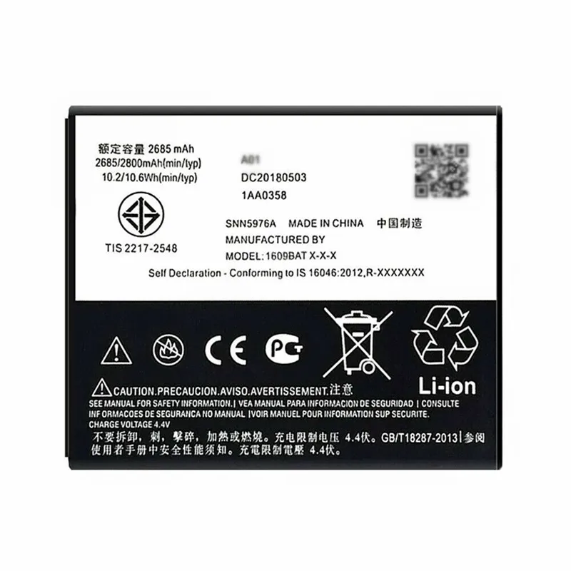 High capacity lithium ion battery replacement for Moto G4 Play model Motorola GK40 premium hardware block