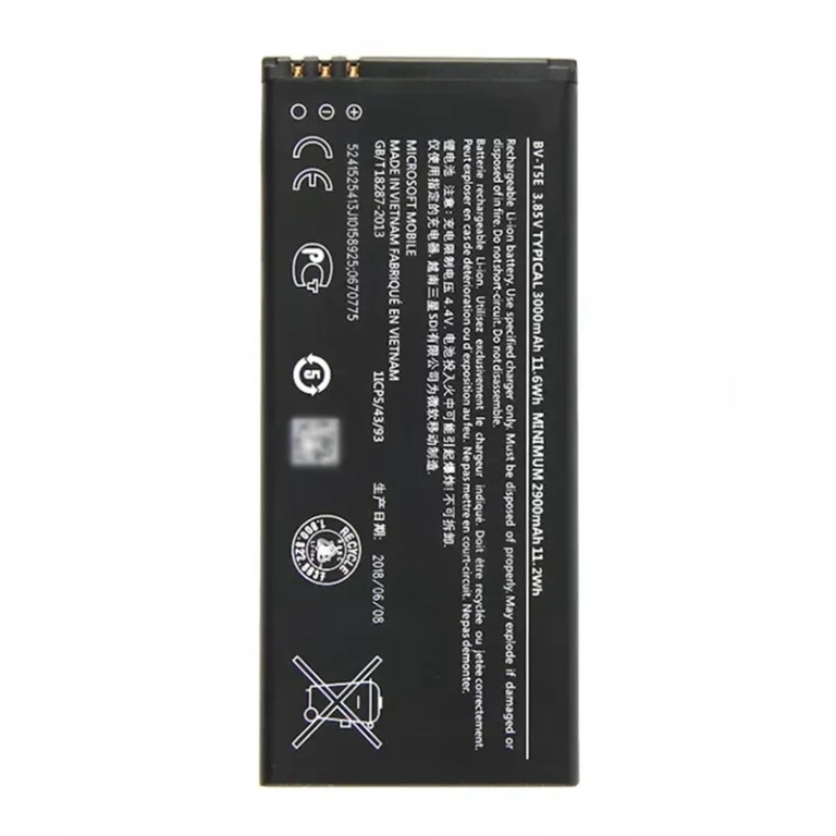 High capacity lithium ion battery replacement for Nokia Lumia 950 model Nokia BV-T5E premium hardware block