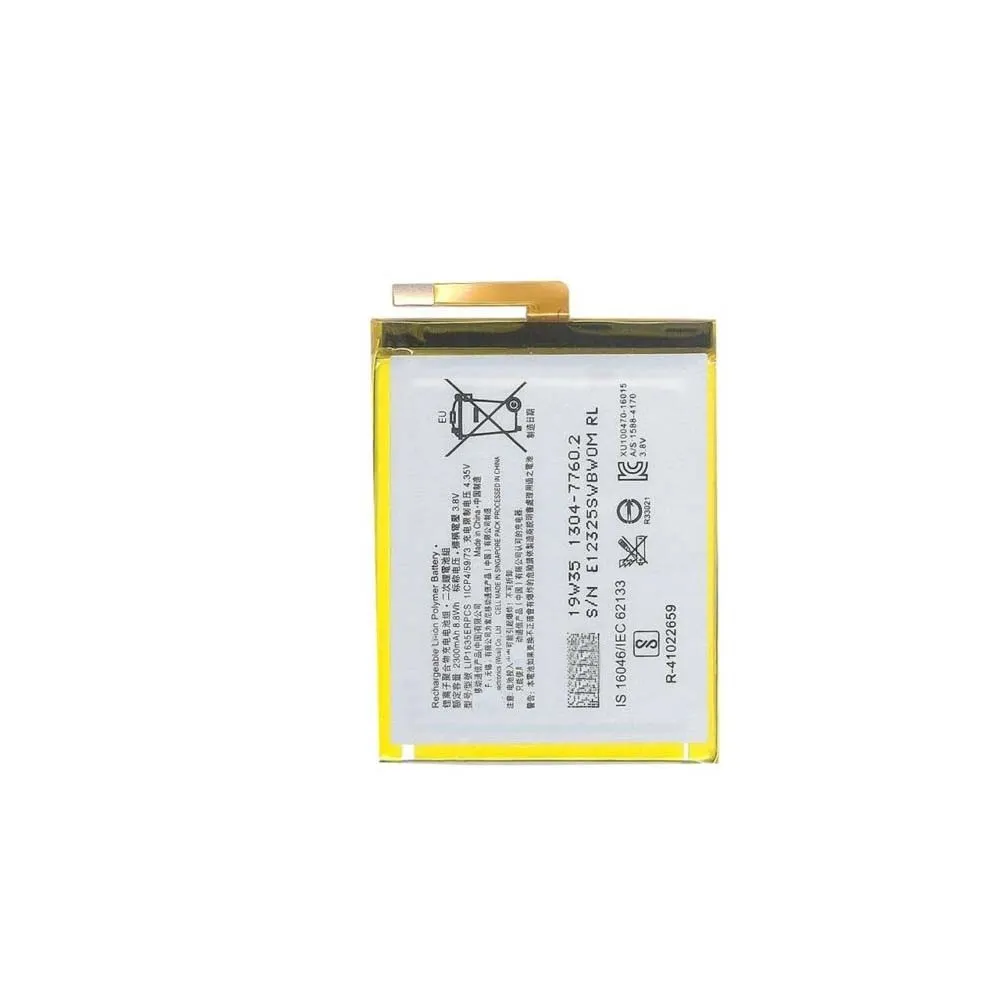 High capacity lithium ion battery replacement for Sony Xperia XA1 model Sony LIP1635ERPCS premium hardware block