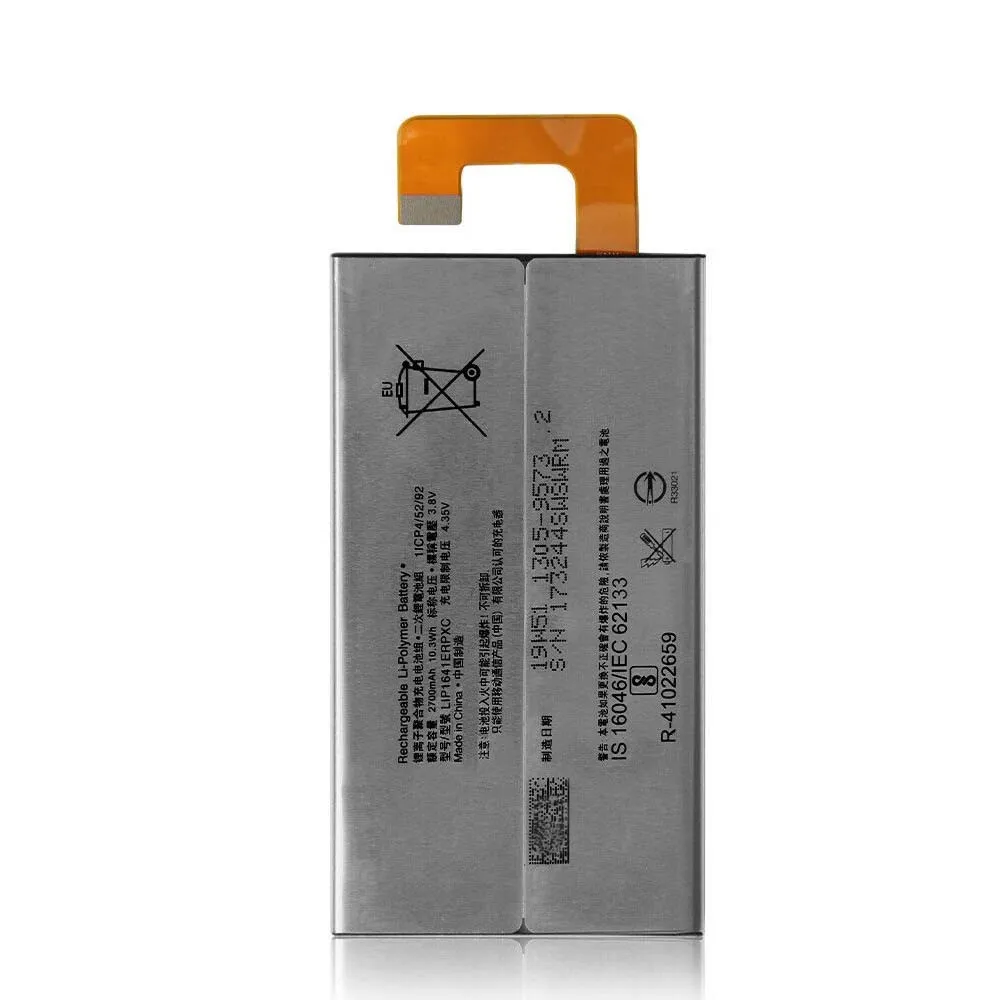 High capacity lithium ion battery replacement for Sony Xperia XA1 Ultra model Sony LIP1641ERPXC premium hardware block
