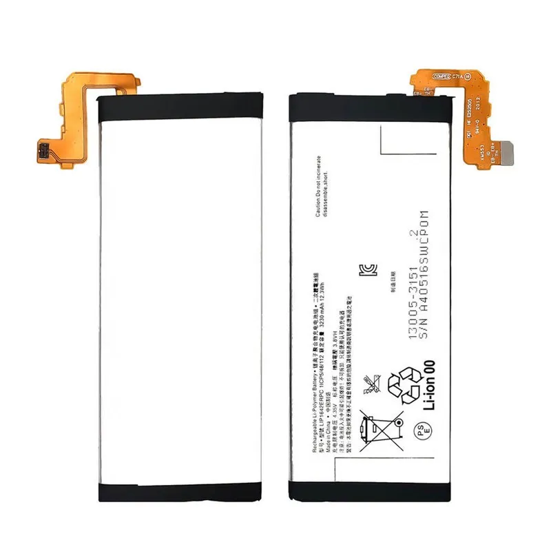 High capacity lithium ion battery replacement for Sony Xperia XZ Premium model Sony LIP1642ERPC premium hardware block