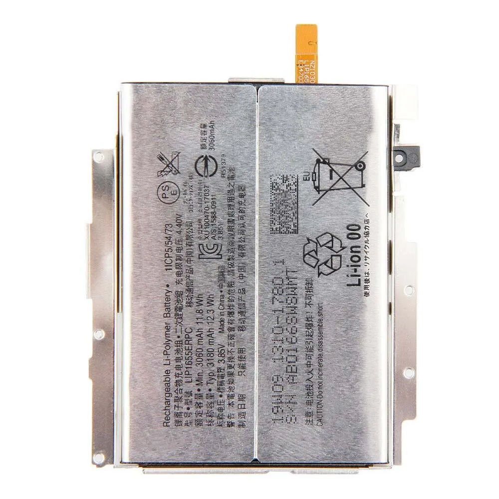 High capacity lithium ion battery replacement for Sony Xperia XZ2 model Sony LIP1655ERPC premium hardware block