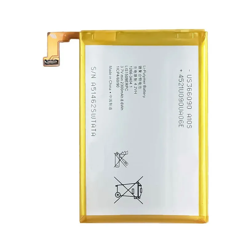 High capacity lithium ion battery replacement for Sony Xperia SP C5302 model Sony LIS1509ERPC premium hardware block