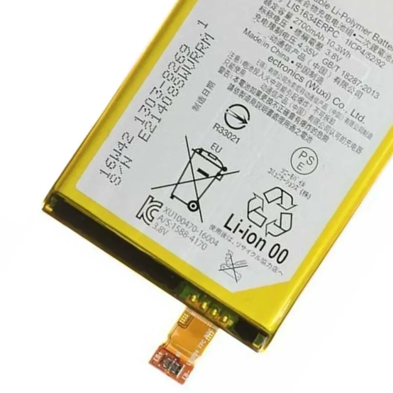 High capacity lithium ion battery replacement for Sony Xperia X Compact model Sony LIS1634ERPC premium hardware block