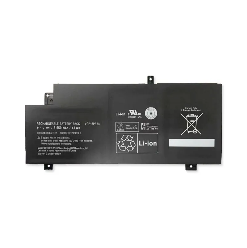 Premium VGP-BPS34 replacement battery for Sony VAIO Fit SVF14A14CXB SVF14A16CXB SVF14A19CJB SVF15A16CXB SVF15A17CJS