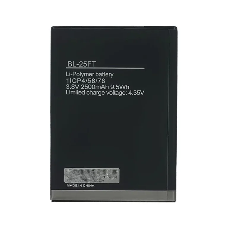 High capacity lithium ion battery replacement for Tecno W3 model BL-25FT premium hardware block