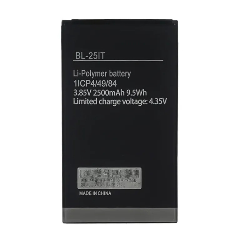 High capacity lithium ion battery replacement for Tecno W2 model BL-25IT premium hardware block