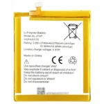 High capacity lithium ion battery replacement for Tecno Phantom 6 model BL-27AT premium hardware block