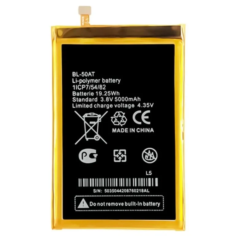High capacity lithium ion battery replacement for Tecno L5 model BL-50AT premium hardware block