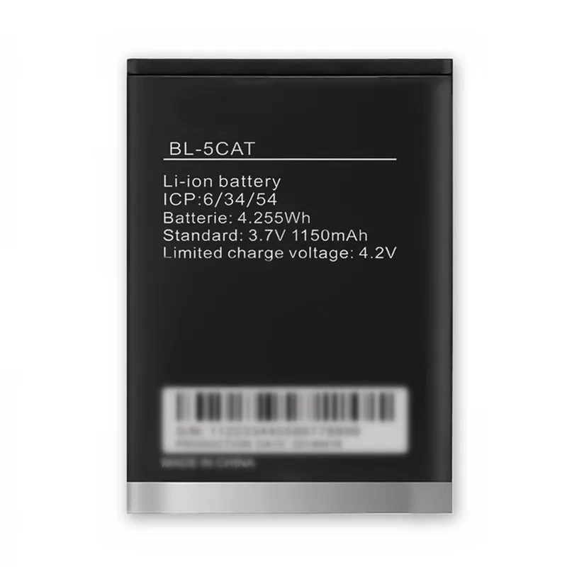 High capacity lithium ion battery replacement for Tecno T349 model BL-5CAT premium hardware block