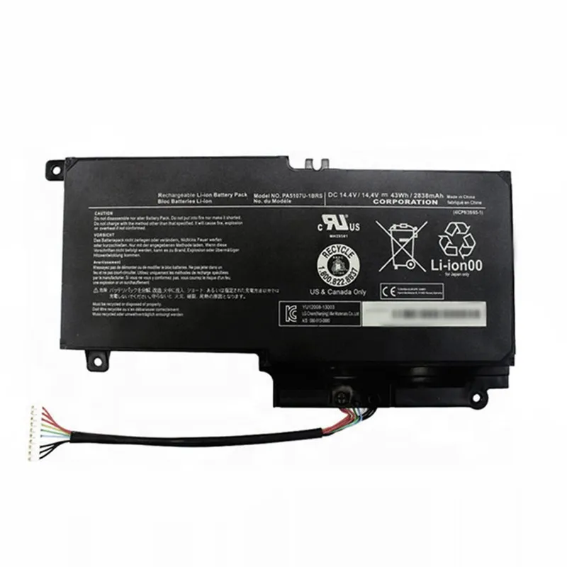 Premium PA5107U-1BRS replacement battery for Toshiba Satellite L40-A L45D L50-A L50-B L50D L50T L55 L55t P50-A P50t-A P55 S40 S50-A S55 S55t
