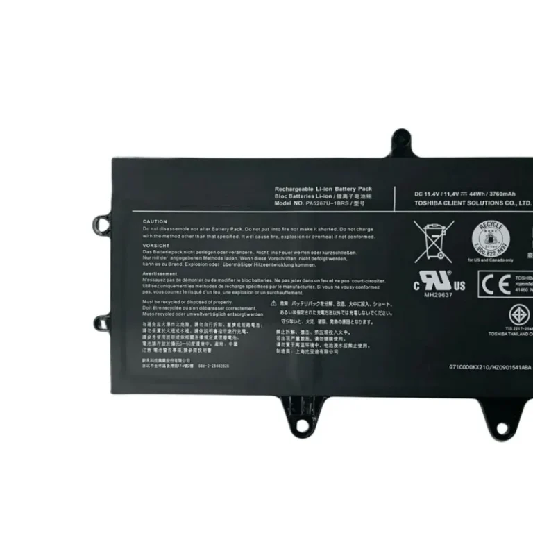 Premium PA5267U-1BRS replacement battery for Toshiba Portege X20W X20W-D X20W-E X20W-E-10D X20W-E-10E PV72BMP-NJA