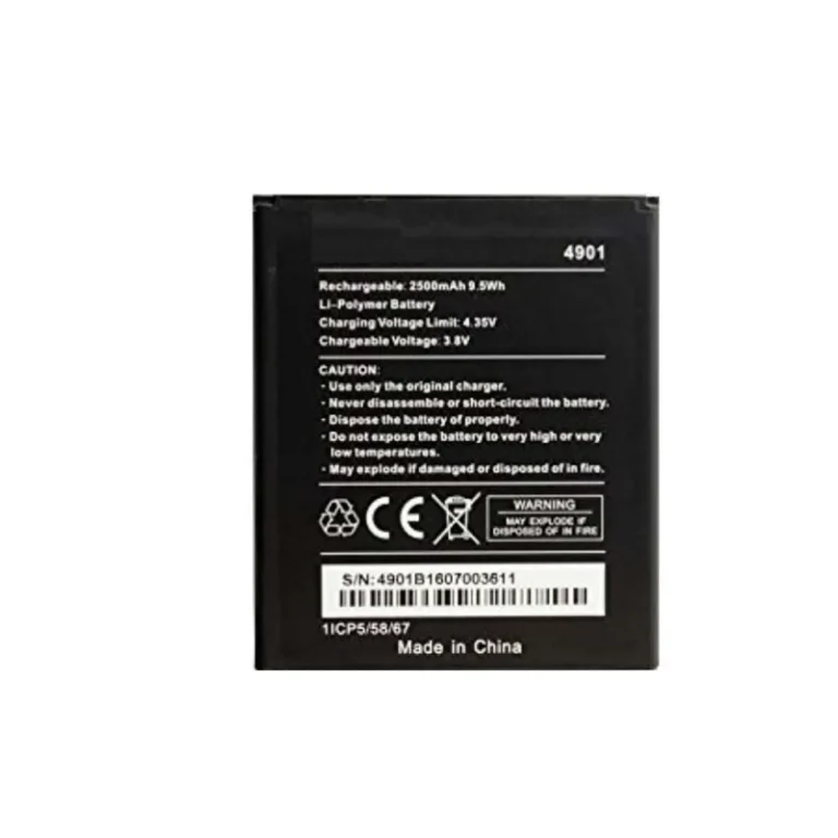 High capacity lithium ion battery replacement for Wiko Tommy 2 model 4901 premium hardware block