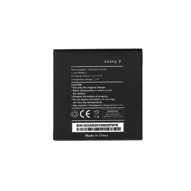 High capacity lithium ion battery replacement for Wiko Sunny 2 model SUNNY 2 premium hardware block