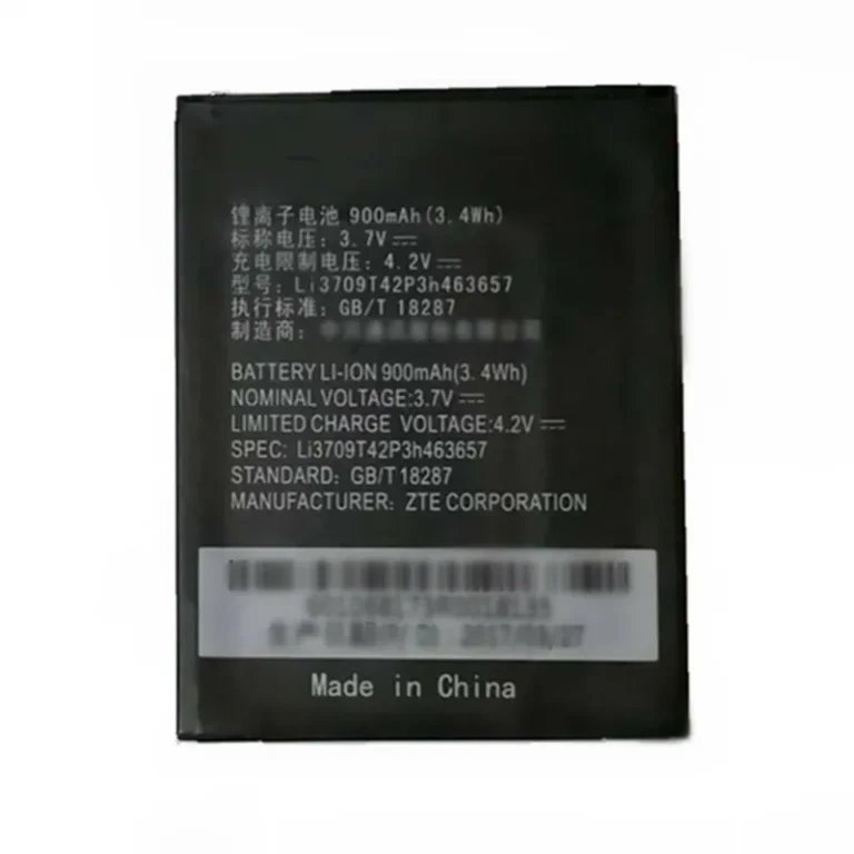 High capacity lithium ion battery replacement for ZTE F290 model Li3709T42P3h463657 premium hardware block