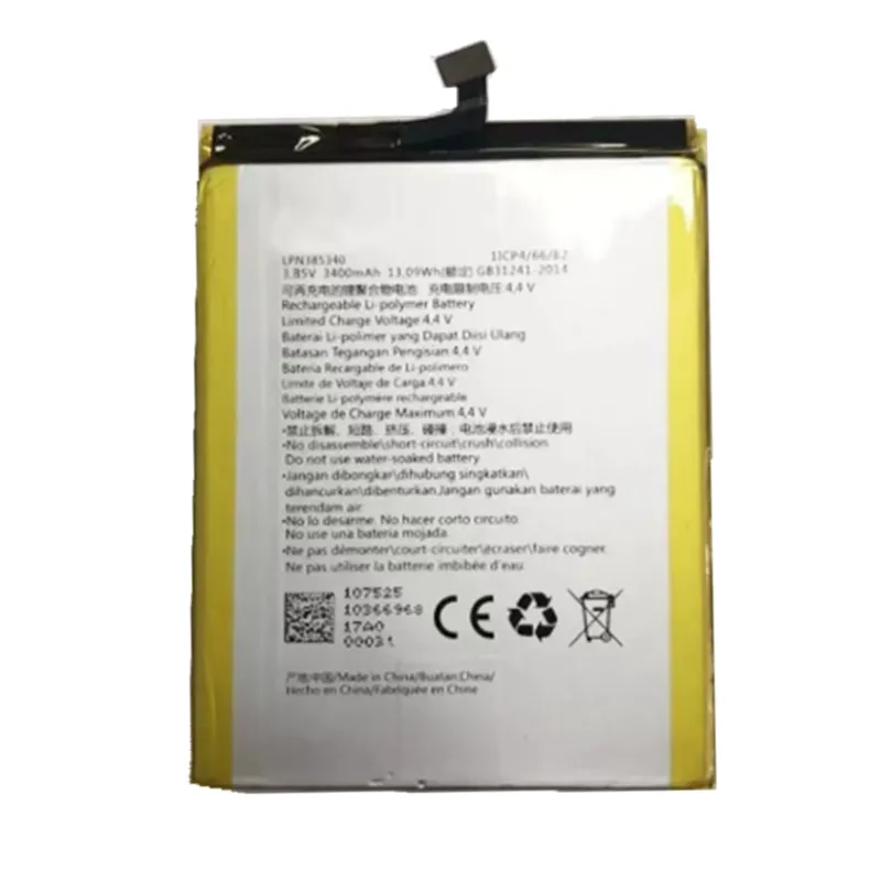 High capacity lithium ion battery replacement for Hisense H18 model LPN385340 premium hardware block