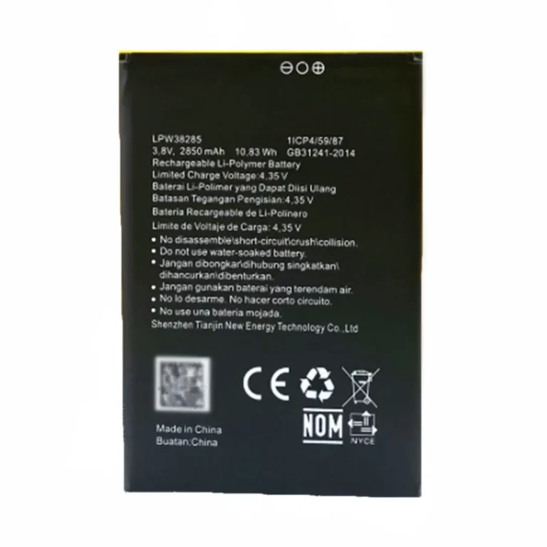 High capacity lithium ion battery replacement for Hisense F25 model LPW38285 premium hardware block