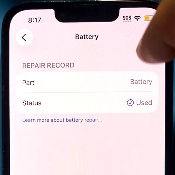iphone diagnostic battery used 1