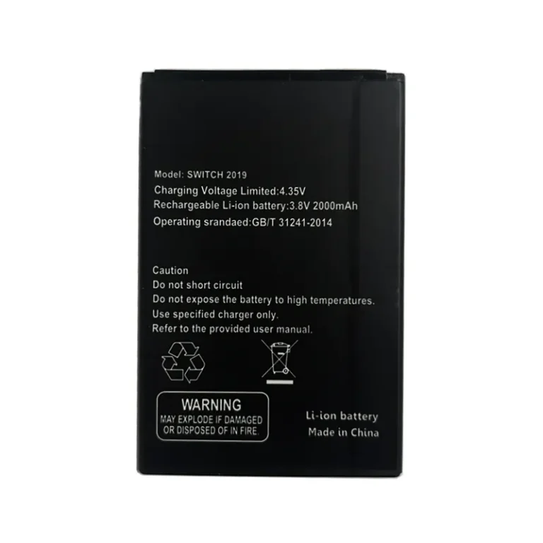 High capacity lithium ion battery replacement for Mobicel Switch 2019 model Switch 2019 premium hardware block
