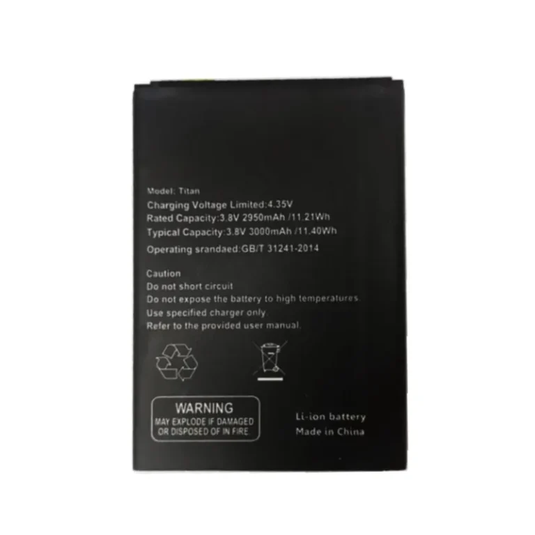High capacity lithium ion battery replacement for Mobicel Titan model Titan premium hardware block