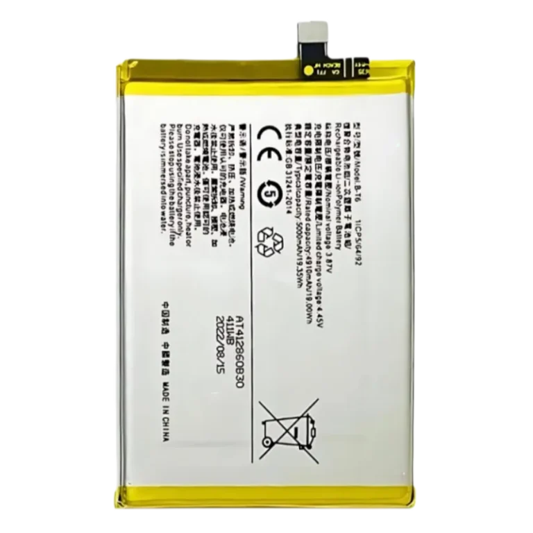High capacity lithium ion replacement battery series B-T6 B-U2 BB19 for VIVO T1 5G T2X T4 PRO 5G premium hardware pack