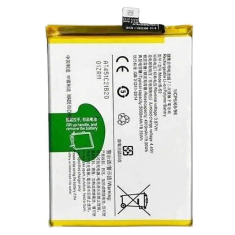 High capacity lithium ion replacement battery series BA27 BW1 BG7 BA10 BA61 BO5 BS1 BS2 BW0 BC1 BC8 BC9 BE5 BA43 BA45 for VIVO Y40 LITE Y02 Y12 Y17s Y19s Y20i Y21 Y33s Y35 Y53 Y69 Y79 Y81i Y100 4G Y200i premium hardware pack