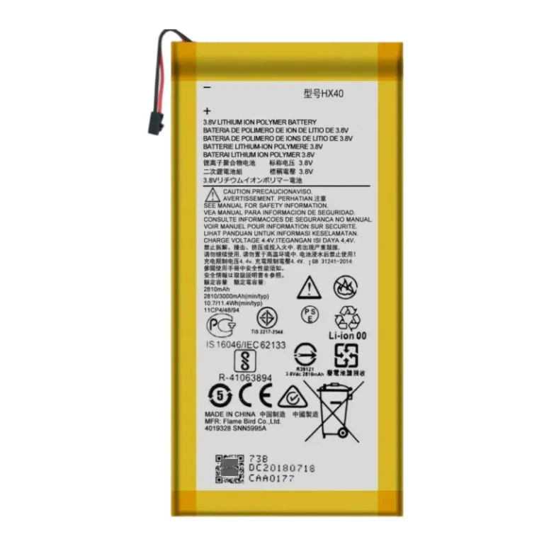 High capacity lithium ion replacement battery HX40 for Motorola X series premium hardware pack