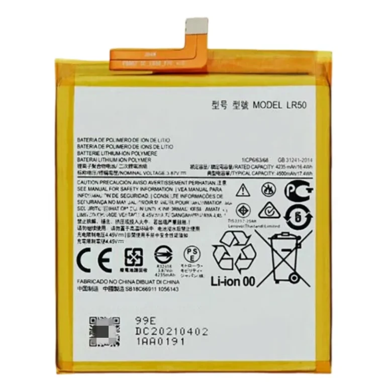 High capacity lithium ion replacement battery series LR50 LW50 MB50 ND40 NF50 NP44 NT50 QC50 QM45 QR50 QV43 for Motorola Edge series premium hardware pack