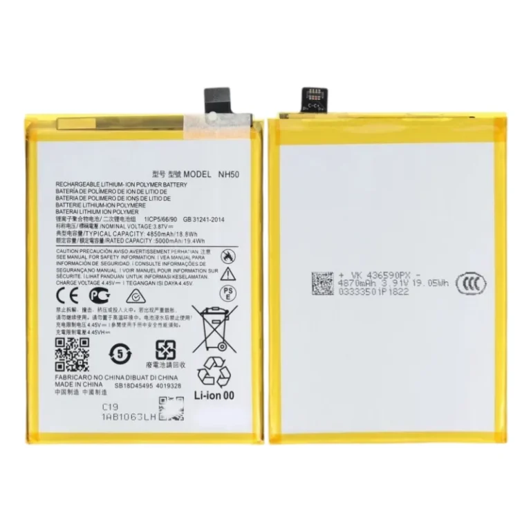 High capacity lithium ion replacement battery series JK50 KX50 MC50 MD50 MH60 NC50 ND50 NE50 NH50 PC50 PC60 PG50 QF50 QS50 for Motorola G series premium hardware pack