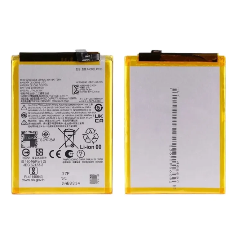 High capacity lithium ion replacement battery series JK50 KX50 MC50 MD50 MH60 NC50 ND50 NE50 NH50 PC50 PC60 PG50 QF50 QS50 for Motorola G series premium hardware pack